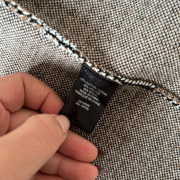 NWOT Long Patterned Sweater Coat - Picture 6 of 6